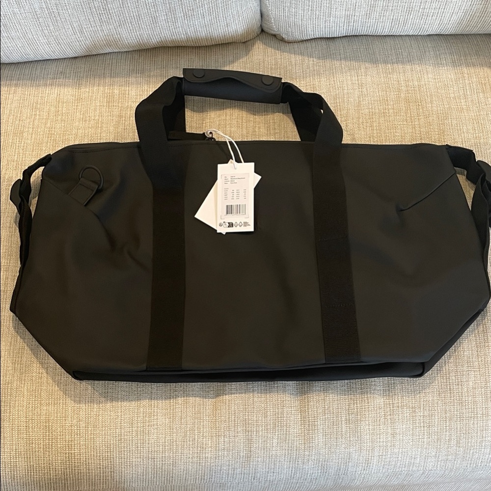 Rains Black Weekend Bag - small